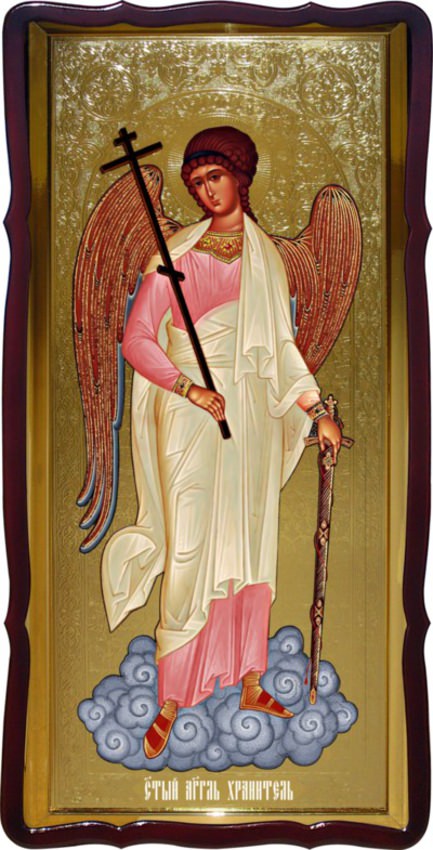 Икона Ангела Хранителя ростовая 112 на 57см